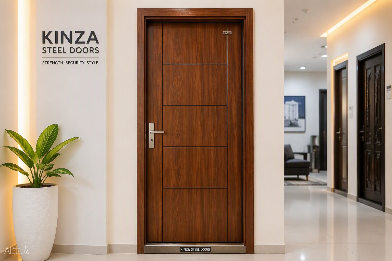 Kinza steel door