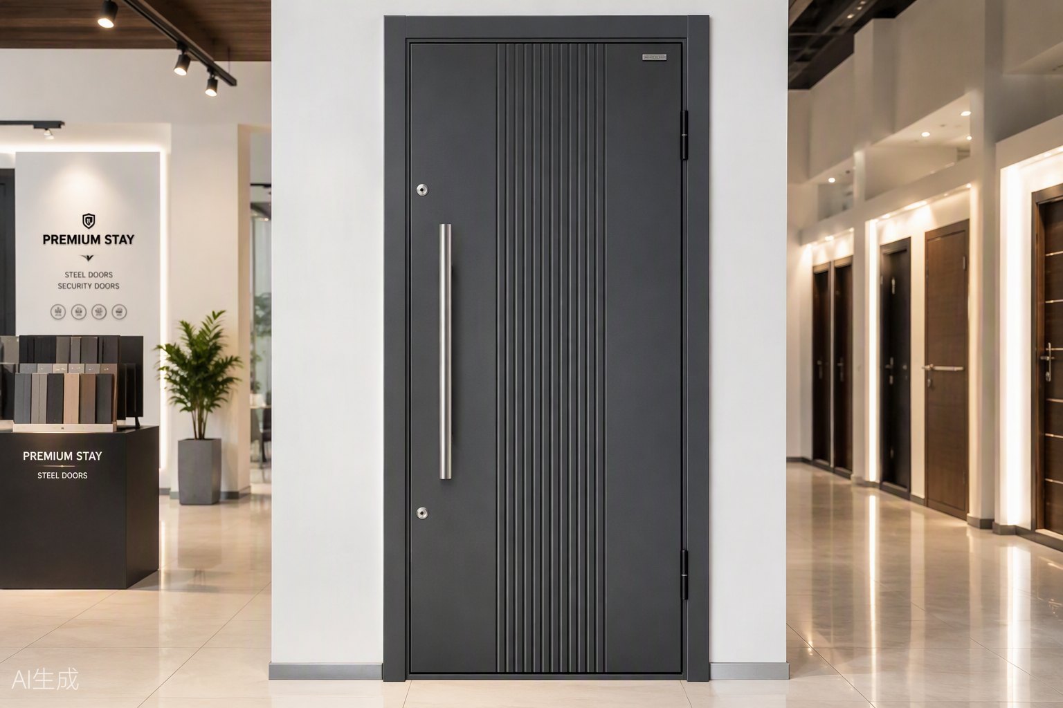 Staly steel door